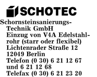 Schotec Schornsteinsanierungs- Technik GmbH