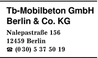 TB-Mobilbeton GmbH Berlin & Co. KG