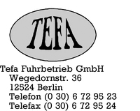 Tefa Fuhrbetrieb GmbH
