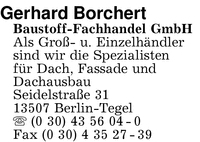 Borchert, Gerhard, Baustoff-Fachhandel GmbH
