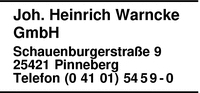Warncke, Joh. Heinrich, GmbH