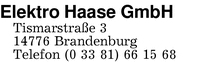 Elektro Haase GmbH