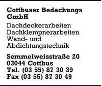 Cottbuser Bedachungs GmbH