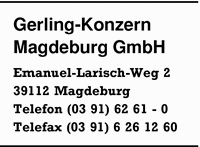 Gerling-Konzern-Magdeburg GmbH