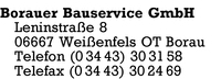 Borauer Bauservice GmbH