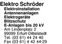 Elektro Schrder Erfurt GmbH