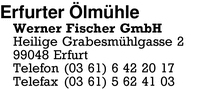 Erfurter lmhle Werner Fischer GmbH