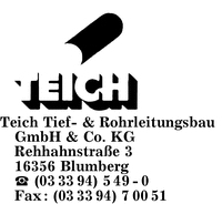 Teich Tief- und Rohrleitungsbau GmbH & Co. KG