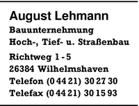 Lehmann, August