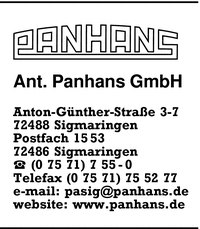 Panhans GmbH, Ant.
