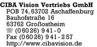 CIBA vision Vertriebs GmbH
