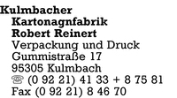 Kulmbacher Kartonagenfabrik Robert Reinert