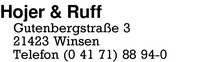 Hojer & Ruff GmbH & Co. KG