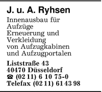 Ryhsen, J. u. A.