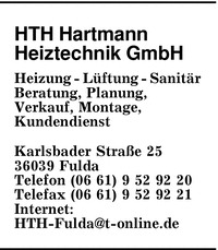 HTH Hartmann Heiztechnik GmbH