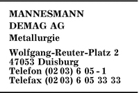 Mannesmann Demag AG