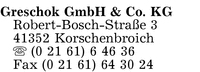 Greschok GmbH & Co. KG