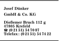 Dnker, Josef, GmbH & Co. KG