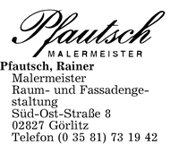 Pfautsch, Rainer, Malermeister