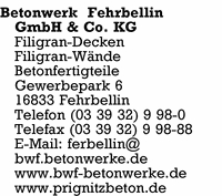 Betonwerk Fehrbellin GmbH & Co. KG