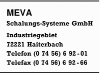 MEVA Schalungs-Systeme GmbH