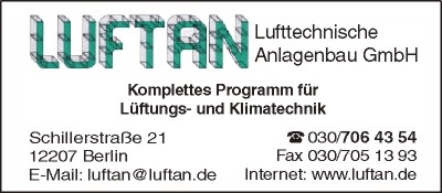 Luftan Lufttechnische Anlagenbau GmbH