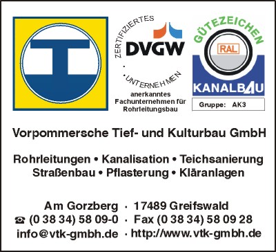 Vorpommersche Tief- und Kulturbau GmbH