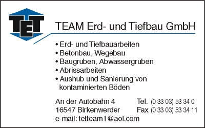 TET Team Erd- und Tiefbau GmbH