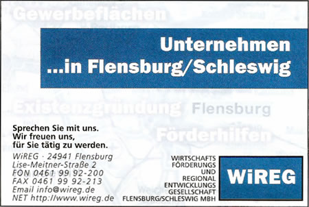 WiReg - Wirtschaftsfrderungs und Regional Entwicklungsgesellschaft Flensburg/Schleswig mbH