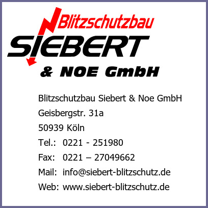 Blitzschutzbau Siebert & Noe GmbH