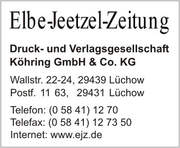Elbe-Jeetzel-Zeitung Druck- und Verlagsgesellschaft Khring GmbH & Co. KG