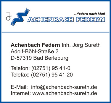 Achenbach Federn Inh. Jrg Sureth
