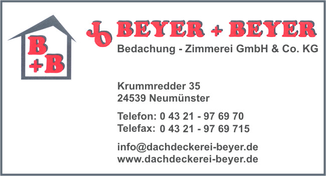 Beyer & Beyer Bedachung - Zimmerei GmbH & Co. KG