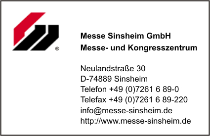 Messe Sinsheim GmbH Messe- und Kongresszentrum