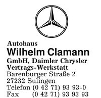 Autohaus Wilhelm Clamann GmbH