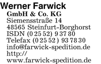 Farwick GmbH & Co. KG, Werner