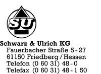 Schwarz & Ulrich KG