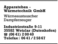 Apparatebau Wrmetechnik GmbH