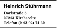 Sthrmann, Heinrich