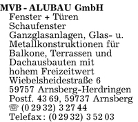 MVB-Alubau GmbH