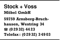 Stock + Voss Mbel GmbH