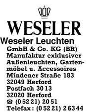 Weseler Leuchten GmbH & Co. KG