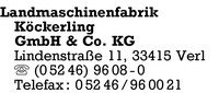 Landmaschinenfabrik Kckerling GmbH & Co. KG