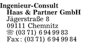 Ingenieur-Consult Haas & Partner GmbH