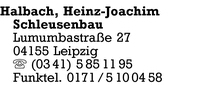 Halbach, Heinz-Joachim