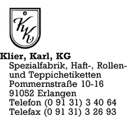 Klier KG, Karl