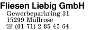 Fliesen Liebig GmbH