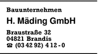Bauunternehmen H. Mding GmbH