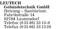 Leutech Gebudetechnik GmbH