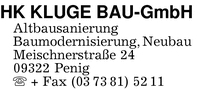 HK KLUGE BAU-GmbH
